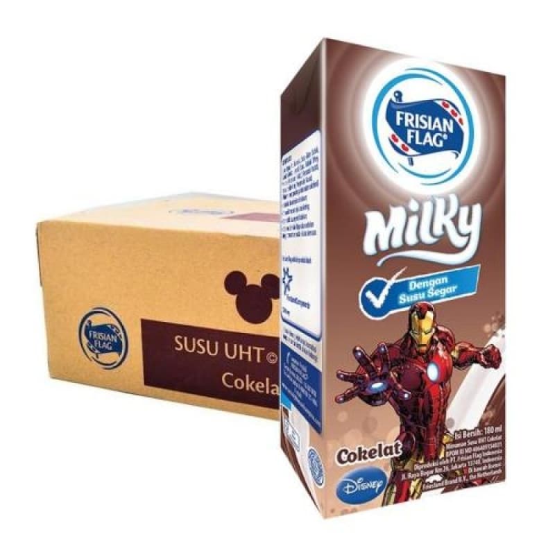 Frisian Flag UHT Chocolate Milk - Disney Marvel 4X125ml